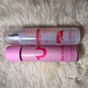 True Religion Pink and Clear Perfume Set